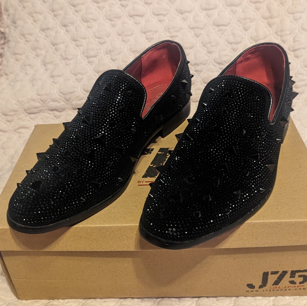 J75 by jump rhinestone loafers